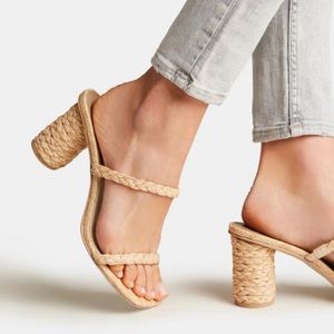 Dolce Vita Noles Raffia Heels